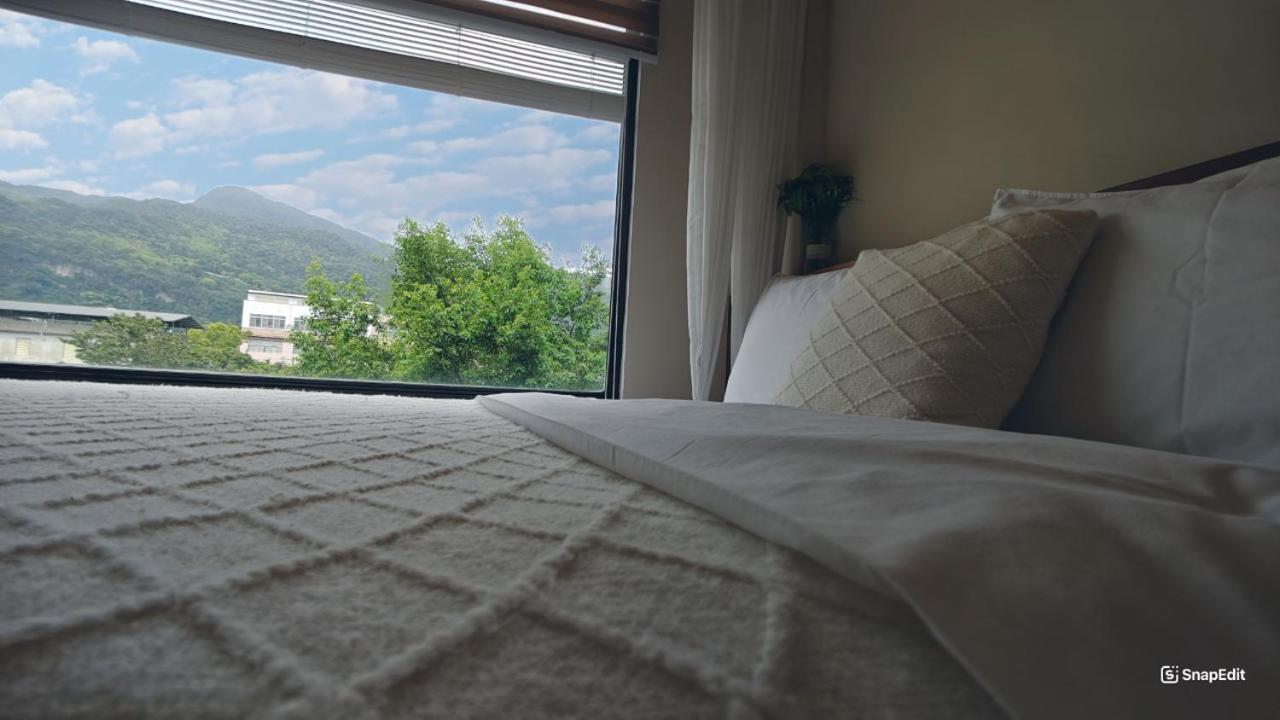 Apartmán 木box田妍山色 Ťiao-si Exteriér fotografie
